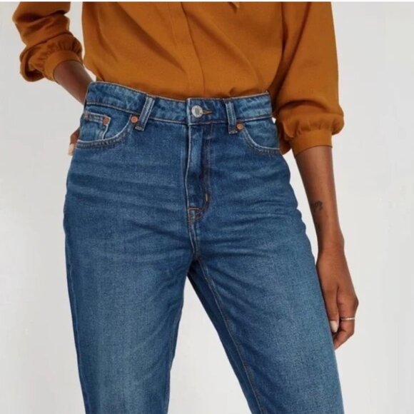 Frank & Oak 100% Cotton Billie Relaxed Fit Jeans - Size 27 - Picture 1 of 8
